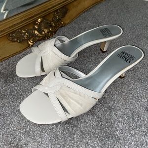 90s Vintage Kitten Heels Sandals